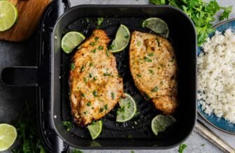 Air Fryer Garlic Lime Hen