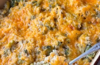 BROCCOLI RICE CASSEROLE – The Southern Girl Cooks