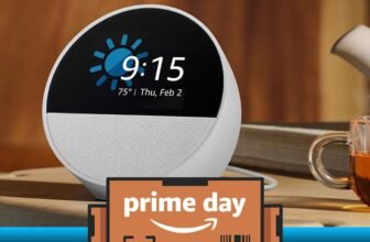 The Amazon Echo Spot has been discounted to $45 for Prime Day